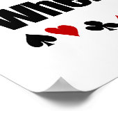 Poker Fischplakat Poster (Ecke)