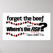 Poker Fischplakat Poster (Vorne)