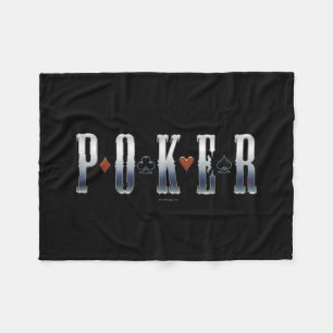 Poker Fleecedecke