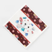 Poker Fun Paper Dinner Napkins Serviette (Ecke)