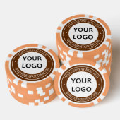 Poker für benutzerspezifische Firmenlogo Pokerchips (Stapel)