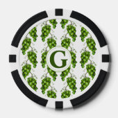 Poker für grüne Trauben Pokerchips (Vorderseite)