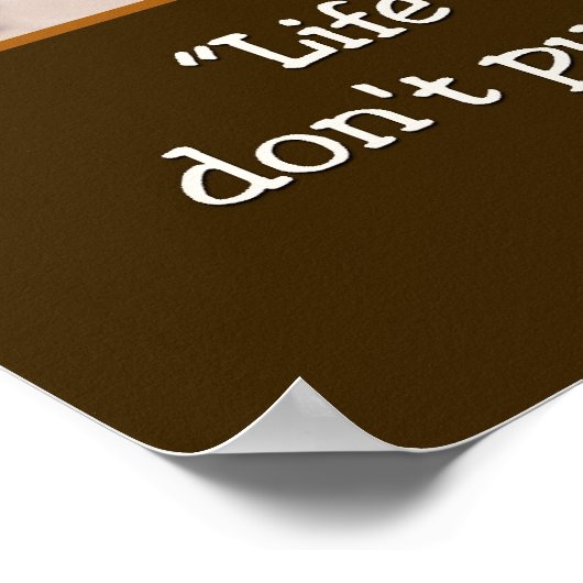 Poker Game POSTER (Dog Dealing Cards) (Ecke)