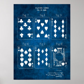 Poker Game Wall Decke Drucken Sie Nr. 2 Karten spi Poster
