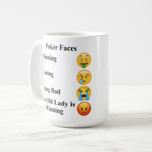 Poker gegenüber Tasse (Vorderseite Links)