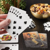 Poker-Geschenk für den Feuerwehrmann für Vater Spielkarten (In Situ)
