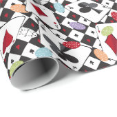 Poker Geschenkpapier (Rolleneckpunkt)
