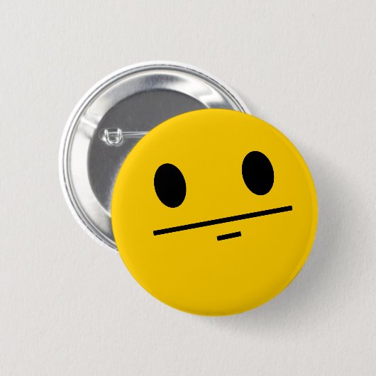 Poker-Gesicht Button (Vorne & Hinten)