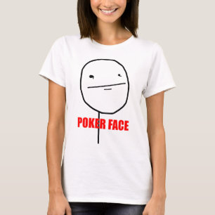 Poker-Gesicht - Damen-angepasster T - Shirt