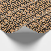 Poker-Gesicht, Gesichtsbläser Geschenkpapier (Ecke)