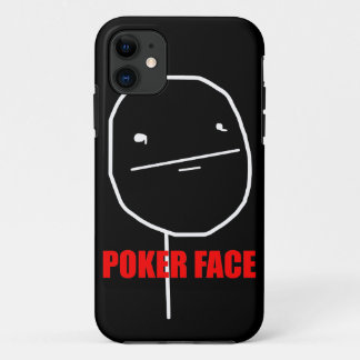 Poker-Gesicht - iPhone 5 schwarzer Kasten Case-Mate iPhone Hülle