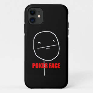 Poker-Gesicht Meme iPhone 11 Hülle
