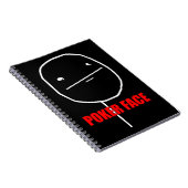 Poker-Gesicht Meme Notizblock (Rechte Seite)