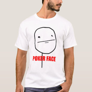 Poker-Gesicht Meme Shirt