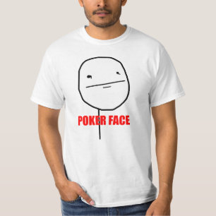 Poker-Gesicht Meme T-Shirt