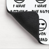 "Poker-Gesichter " Mousepad (Ecke)