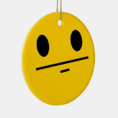 Poker-Gesichtsgesicht Keramik Ornament (Rechts)