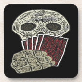 Poker Getränkeuntersetzer (Vorderseite)