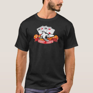Poker-Haifisch T-Shirt
