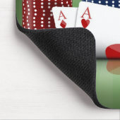 Poker hält sie Mousepad (Ecke)