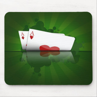 Poker hält sie Mousepad