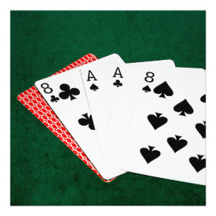 Poker Hand - Hand des Toten Fotodruck