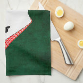 Poker Hand - Hand des Toten Geschirrtuch (Viertel Falte)