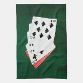 Poker Hand - Hand des Toten Geschirrtuch (Vertikal)
