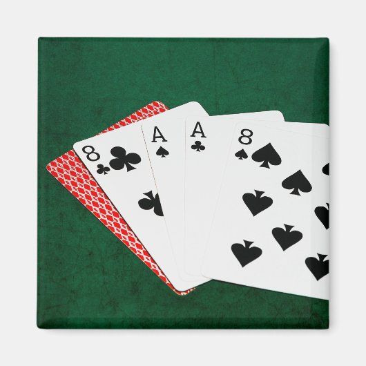 Poker Hand - Hand des Toten Magnet (Vorne)