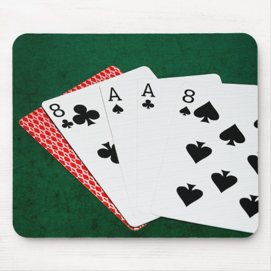 Poker Hand - Hand des Toten Mousepad (Vorne)