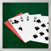 Poker Hand - Hand des Toten Poster (Vorne)