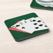 Poker Hand - Hand des Toten Untersetzer (Linke Seite)