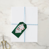 Poker Hände - eine Seite - As Geschenkanhänger (Mit Garn)