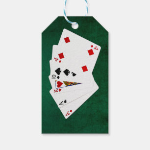Poker Hände - eine Seite - As Geschenkanhänger