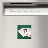 Poker Hände - eine Seite - As Magnet (In Situ (Geschirrspüler))