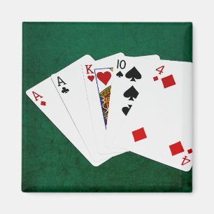 Poker Hände - eine Seite - As Magnet