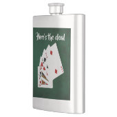 Poker Hände - Eine Seite - Jack - Hier ist das Ges Flachmann (Links)