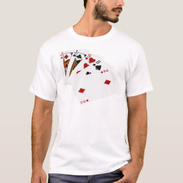 Poker Hände - Eine Seite - Jack T-Shirt
