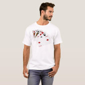 Poker Hände - Eine Seite - Jack T-Shirt (Vorne ganz)