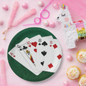 Poker-Hände - hohe Karte - As Pappteller (Party)