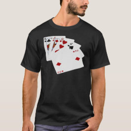 Poker-Hände - hohe Karte - König T-Shirt