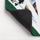 Poker Hände - Zwei Paar - König, neun Mousepad (Ecke)