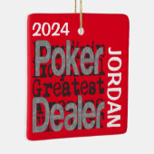 Poker Händler Extraordinaire CUSTOM Keramikornament (Rechts)