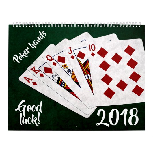 Poker Hands - einzigartig, lustig, anpassbar Kalender (Titelbild)