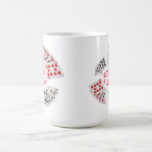 Poker Hands - Royal Flush Anpassbar Kaffeetasse (Mittel)