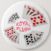 Poker Hands - Royal Flush Button (Vorderseite)