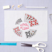 Poker Hands - Royal Flush Seidenpapier (Handwerk)