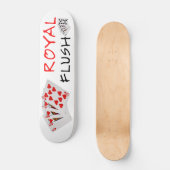 Poker Hands - Royal Flush Skateboard (Vorderseite)