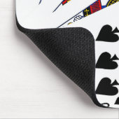 Poker Hands - Royal Flush - Spades Anzug Mousepad (Ecke)