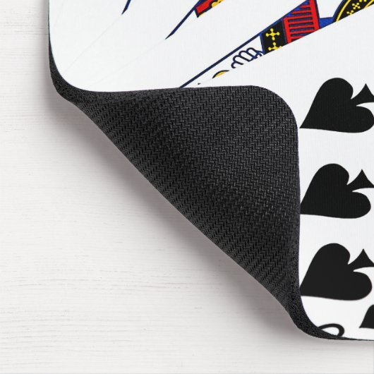 Poker Hands - Royal Flush - Spades Anzug Mousepad (Ecke)